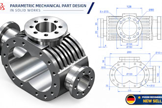 do parametric mechanical design,solidworks cad models,cnc manufcturing part file
