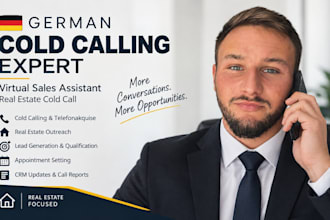 german cold calling expert german virtual sales assistant real estate cold call
