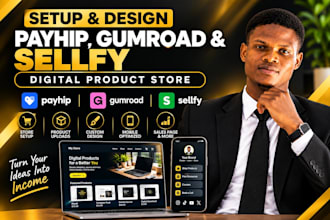 payhip, gumroad and sellfy digital product store stan store kofi expert whop