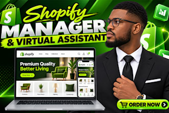 be your shopify store manager virtual assistance cro and ecommerce management