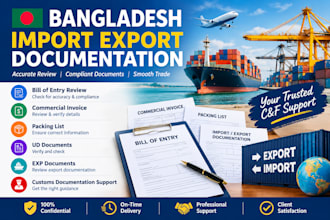 review bangladesh import export and custom documents