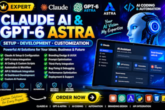 setup claude gpt6 astra branding design claude website script gpt 6 astra coding