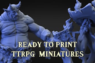 sculpt your custom miniature stl for 3d printing