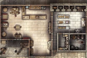 draw unique dnd rpg battle maps, fantasy maps, ttrpg and game maps
