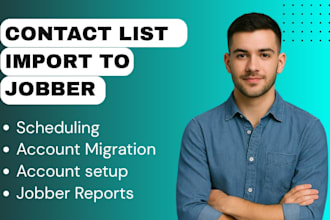 import your list into jobber from CSV, excel, or google sheets