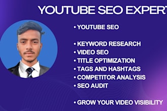 optimize youtube videos with keyword research and SEO