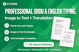 urdu english typing, image to text and translation