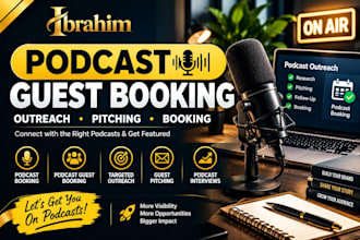 pitch you to podcasts for guest booking and podcast interviews