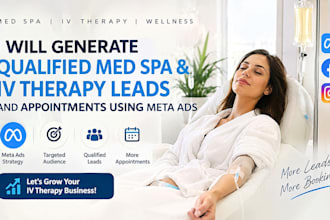 generate qualified med spa iv therapy leads and appointments using meta ads
