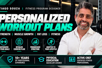 create personalized workout plans for strength and muscle growth