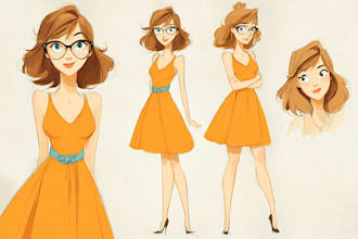 draw disney cartoon illustration
