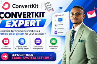 setup growtheon CRM, brevo email marketing, convertkit automation and newsletter