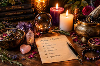 cast wish spell manifest three desires grant your wish spell