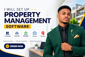 set up hotelogix payhoa rent manager guesty quicken property management