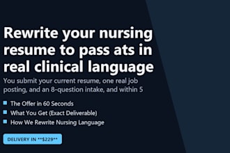 rewrite your nursing resume to pass ats in real clinical language