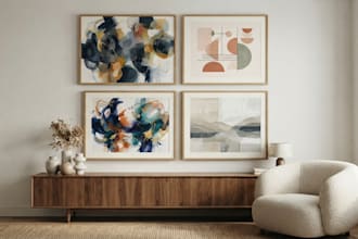 design digital abstract art works