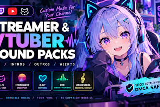 compose custom streamer or vtuber bgm