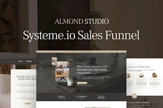 build wix systeme io kajabi funnel landing sales funnel page payment integration