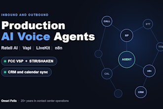 develop an ai voice agent with retell ai vapi livekit n8n