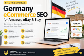 germany ecomerce seo for germany ebay germany amazon germany etsy