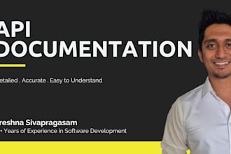 prepare documentation for your API project