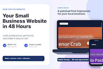 build a mobile friendly website for your small business in 48 hours