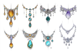 draw and design jewelry sketches