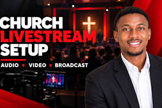 build a church website with sermon, donation, and live stream pages