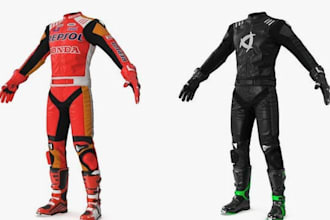 design custom motorcycle racing suit and leather suit