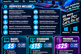 remotely repair, troubleshoot and optimize your PC or laptop