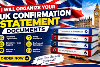 organize your UK confirmation statement documents