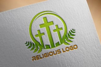 design a modern faith logo, christian church, or ministry