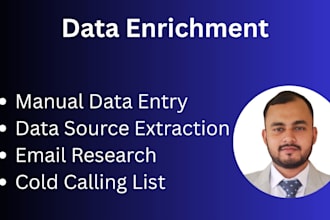 do data enrichment and data entry