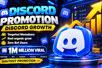 do discord server promotion, advertising, gaming, discord community growth