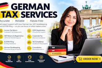 do german tax, vat return, german bookkeeping, lucid and german elster