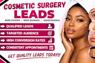 cosmetic surgery leads iv leads therapy leads medical spa leads video ads