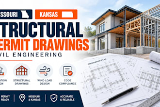 missouri kansas structural perm drawings civil engineering foundation wind loa