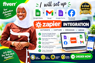 set google sheet, forms, facebook leads ads up, gmail and zapier integration