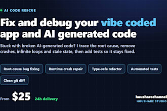 fix and debug your vibe coded app, cursor or bolt code