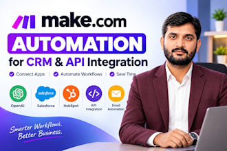 build make automation for CRM and API integration