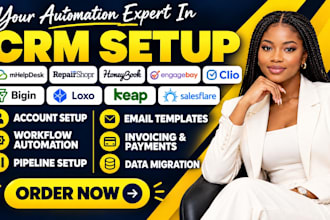 setup mhelpdesk repairshopr honeybook engagebay clio bigin loxo keap salesflare
