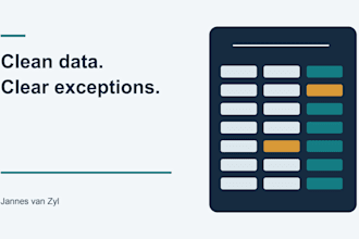 clean and reconcile excel data with a documented QA report