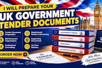 prepare your UK government tender documents