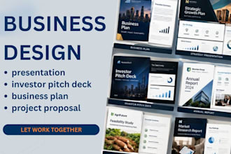 create business plan strategy presentation investor pitch deck project proposal