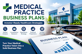 create a specialty medical practice business plan for investors