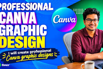 create professional canva graphic designs