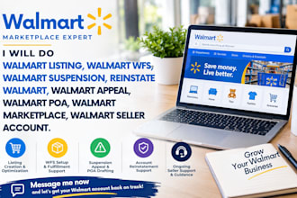 do walmart listing, walmart wfs, walmart suspension appeal and point of action