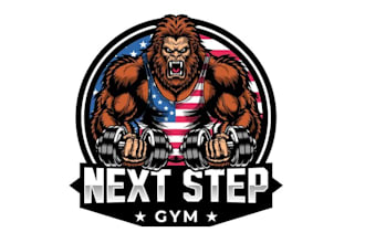 design a strong, cool and professional gym fitness logo