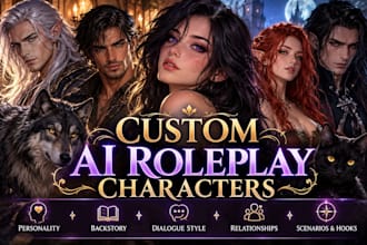 create an original ai roleplay character with personality and backstory