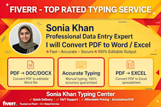 do data entry and typing work accurately